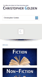 Mobile Screenshot of christophergolden.com